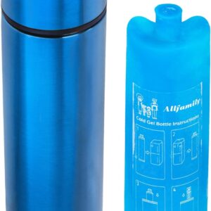 4ALLFAMILY Nomad Insulin Travel Case Cooler - TSA Approved - Blue | 48H Non-Electric Insulin Travel Cooler with Lightweight Build and Reusable Thermal Protection for Medications